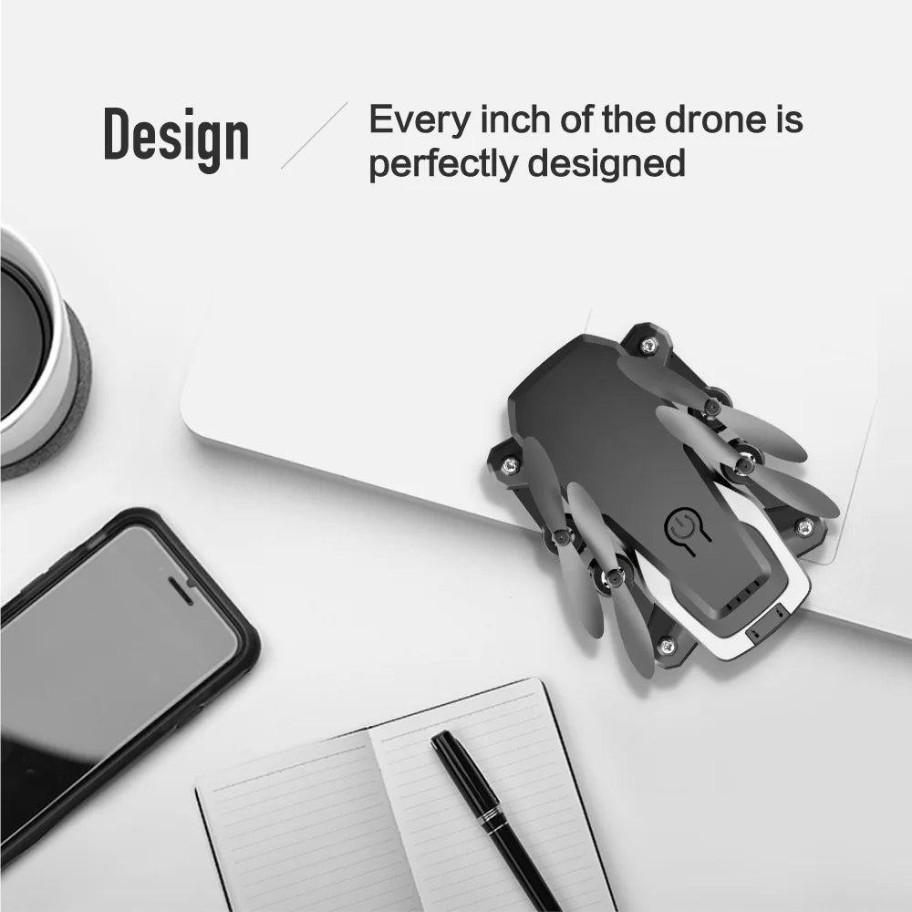 LF606 Mini RC Drone with 4K 5MP HD Camera Foldable Drones Altitude Hold Pocket Profesional Quadcopter Dron Gift Toys for Boys