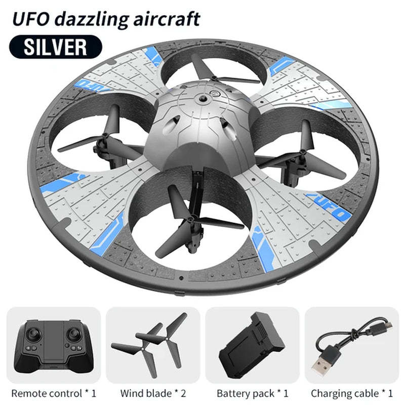 RC Drone Foam UAV Ufo with Lighting Intelligent Obstacle Avoidance Aerial Camera Four Axis Aircraft Mini Dron Toy for Kids Gifts