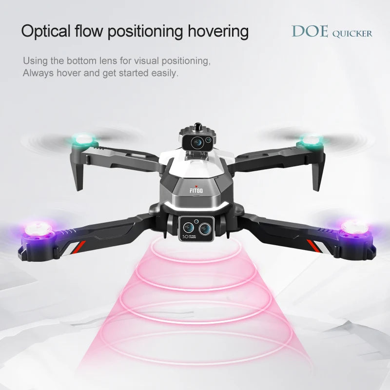 M2 MINI Drone 4K Professional 8K WIFI FPV Dron Five-Way Obstacle Avoidance Foldable RC Quadcopter Gift Toys