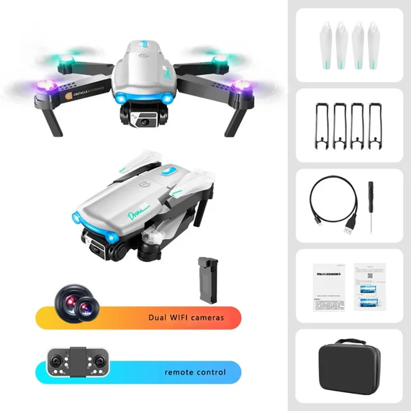 S98 Mini Drone 4K Professional HD Camera 360° Obstacle Avoidance Optical Flow Positioning Foldable Quadcopter RC Dron Kids Toys