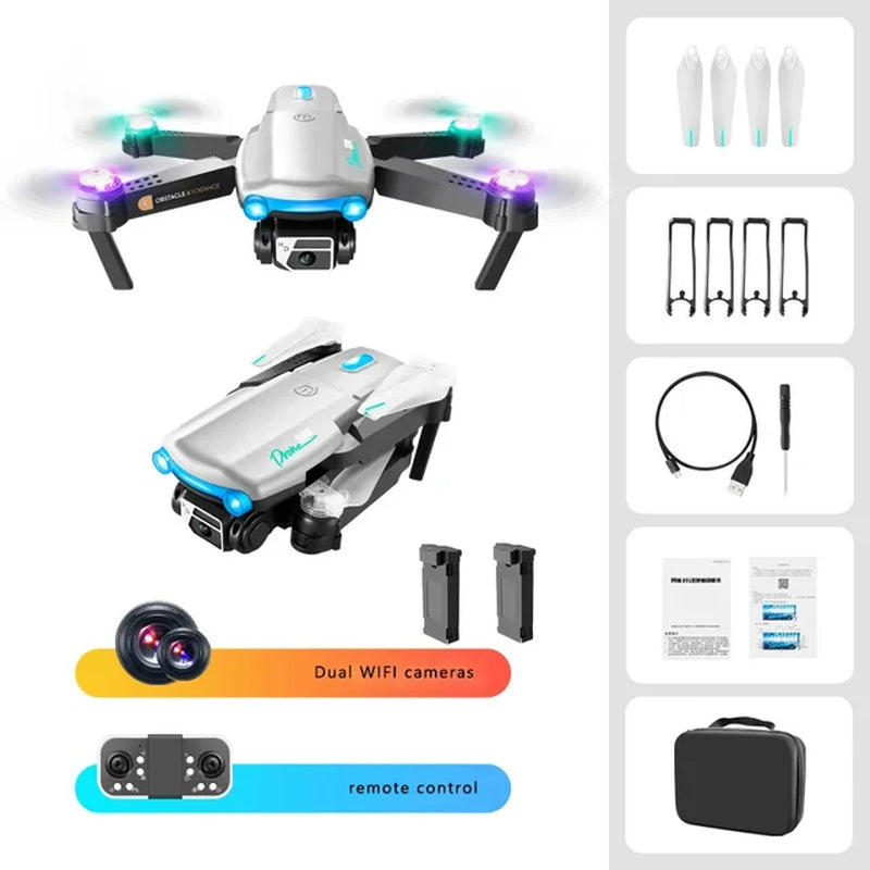 S98 Mini Drone 4K Professional HD Camera 360° Obstacle Avoidance Optical Flow Positioning Foldable Quadcopter RC Dron Kids Toys