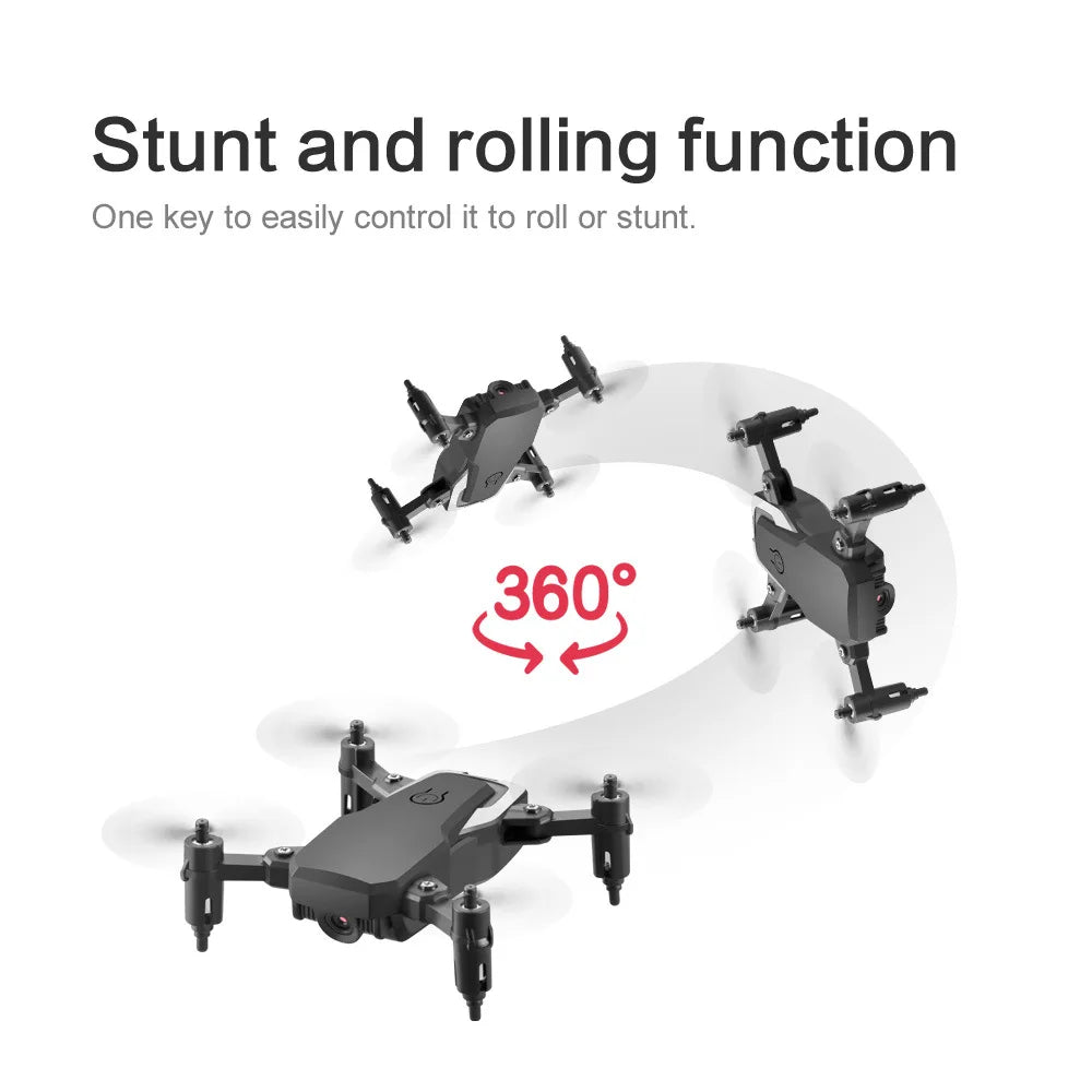 LF606 Mini RC Drone with 4K 5MP HD Camera Foldable Drones Altitude Hold Pocket Profesional Quadcopter Dron Gift Toys for Boys