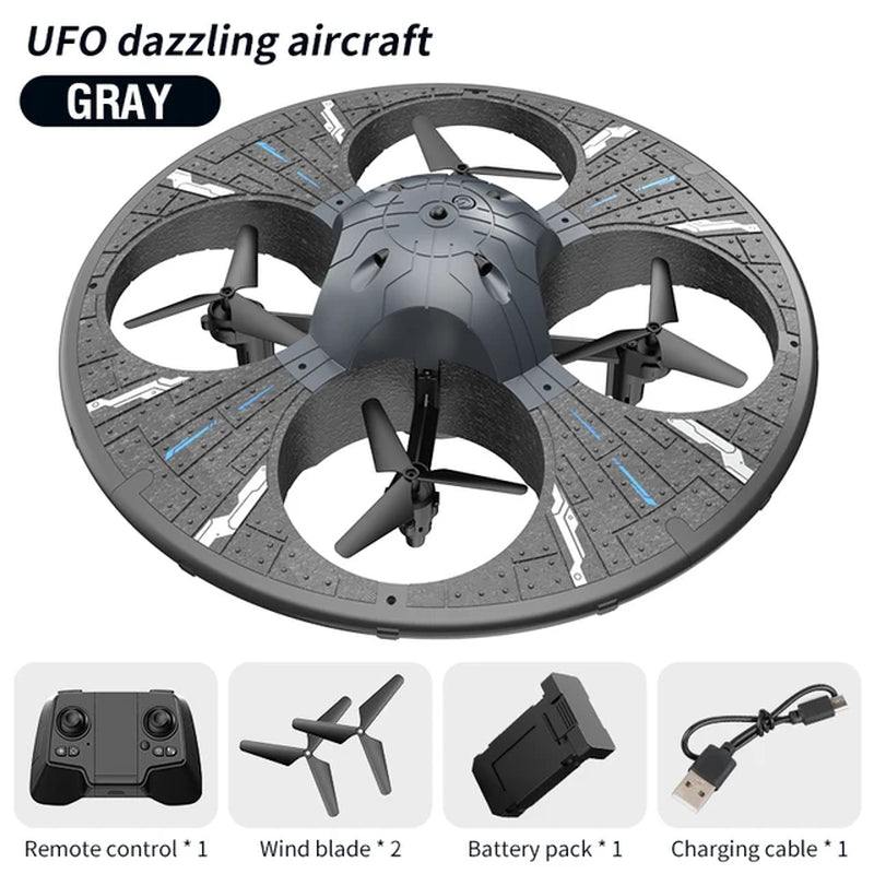 RC Drone Foam UAV Ufo with Lighting Intelligent Obstacle Avoidance Aerial Camera Four Axis Aircraft Mini Dron Toy for Kids Gifts