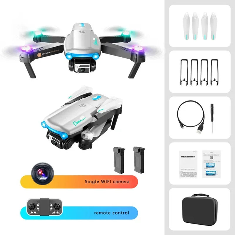 S98 Mini Drone 4K Professional HD Camera 360° Obstacle Avoidance Optical Flow Positioning Foldable Quadcopter RC Dron Kids Toys