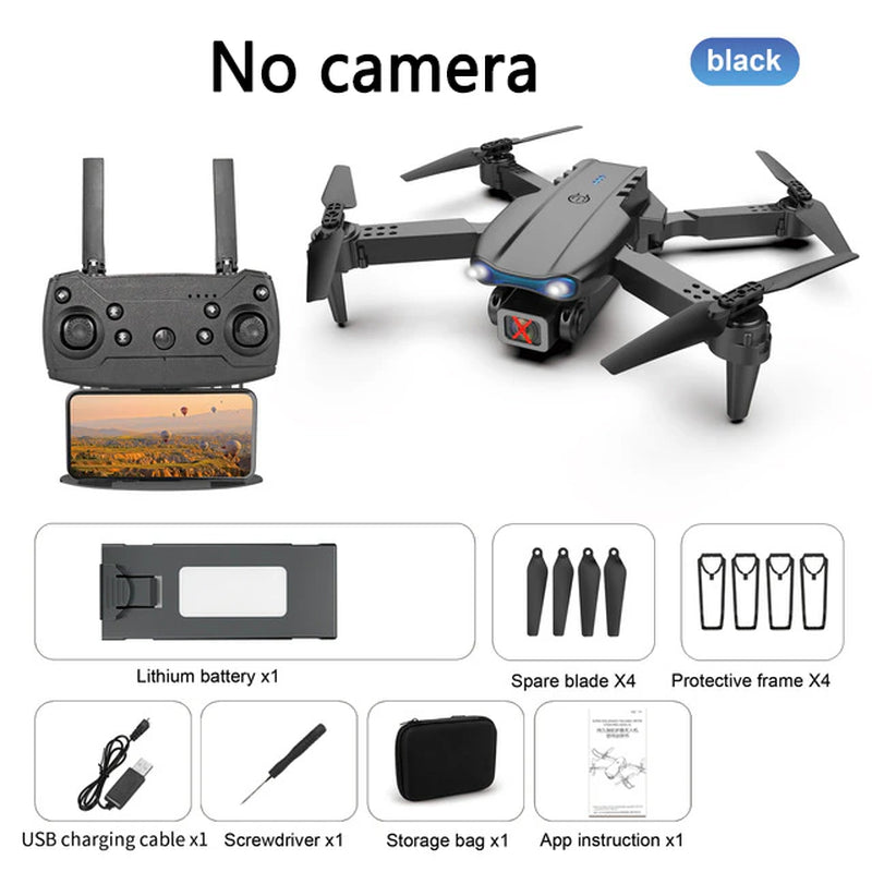 ZHENDUO E99 Pro RC Mini Drone 4K with Wifi Aerial Photography Helicopter Foldable Quadcopter Dron Toys