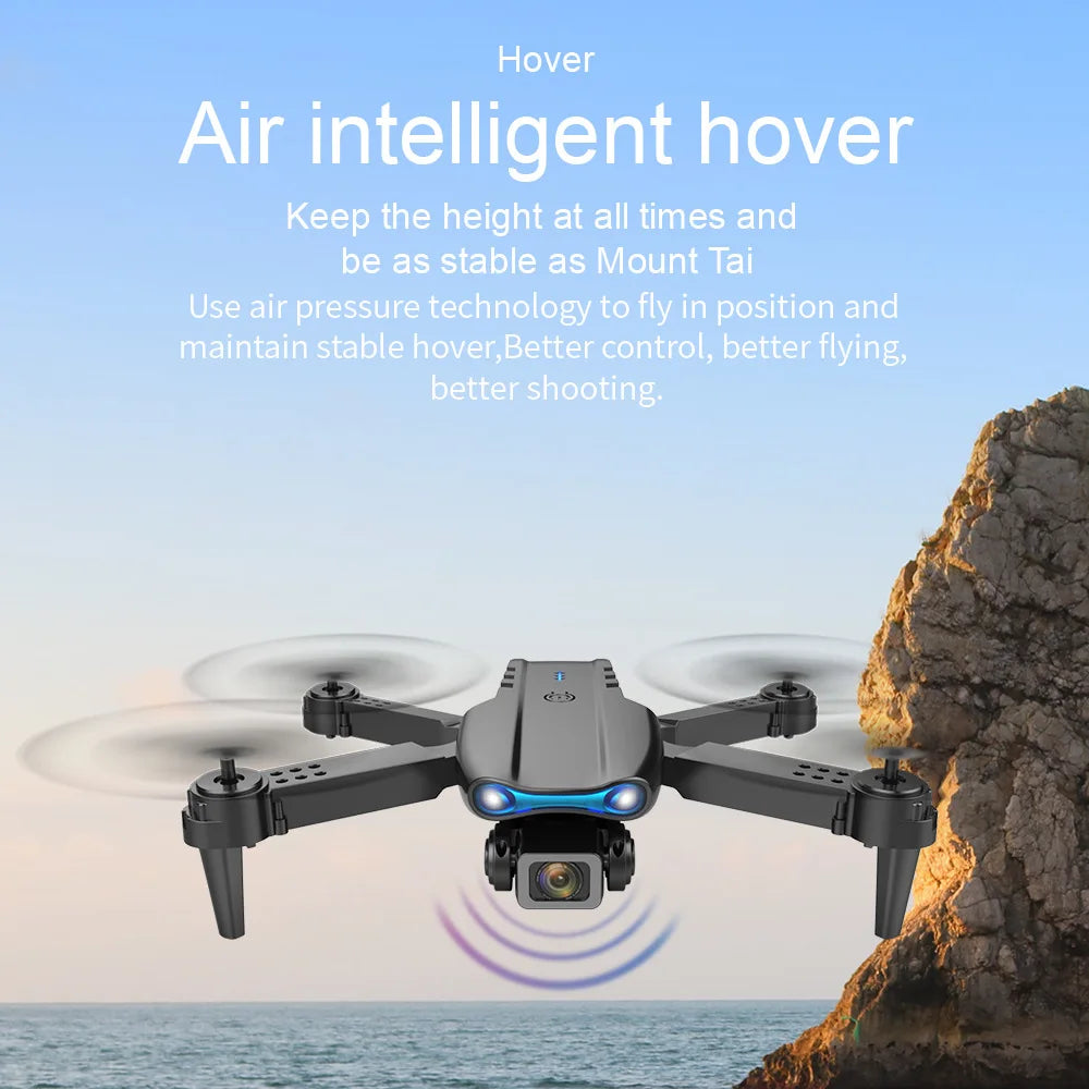 E99 Pro RC Mini Drone 4K with Wifi Aerial Photography Helicopter Foldable Quadcopter Dron Toys