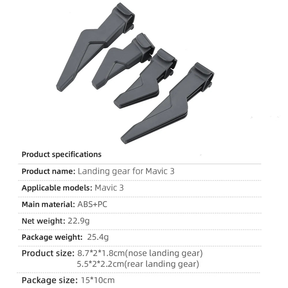 Heightening Landing Gear Bracket Drone Landing Extension Kit Protector for DJI Mavic 3 Dron Accessories