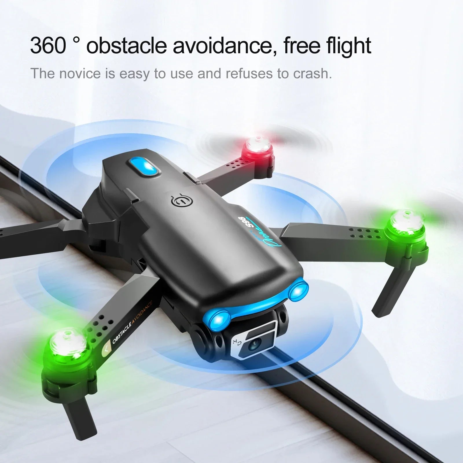 S98 Mini Drone 4K Professional HD Camera 360° Obstacle Avoidance Optical Flow Positioning Foldable Quadcopter RC Dron Kids Toys