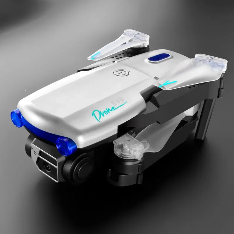 S98 Mini Drone 4K Professional HD Camera 360° Obstacle Avoidance Optical Flow Positioning Foldable Quadcopter RC Dron Kids Toys